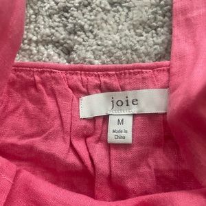 Pink joie linen top